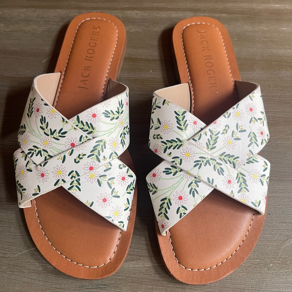 🌞Jack Rogers Slotted Sloane X Sandals